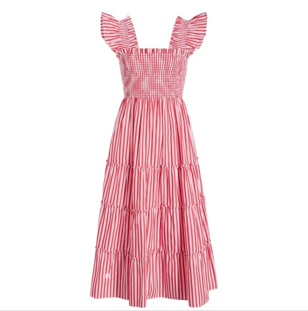 Hill House Ellie Nap Dress- Red Stripe